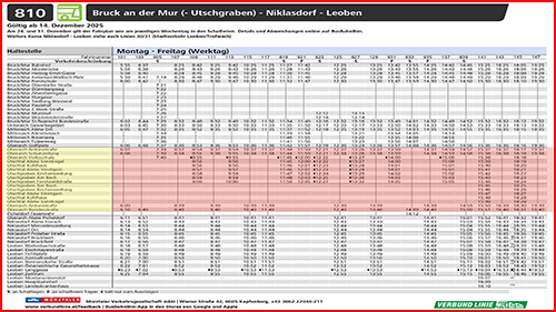 Autobusfahrplan 2026 - online